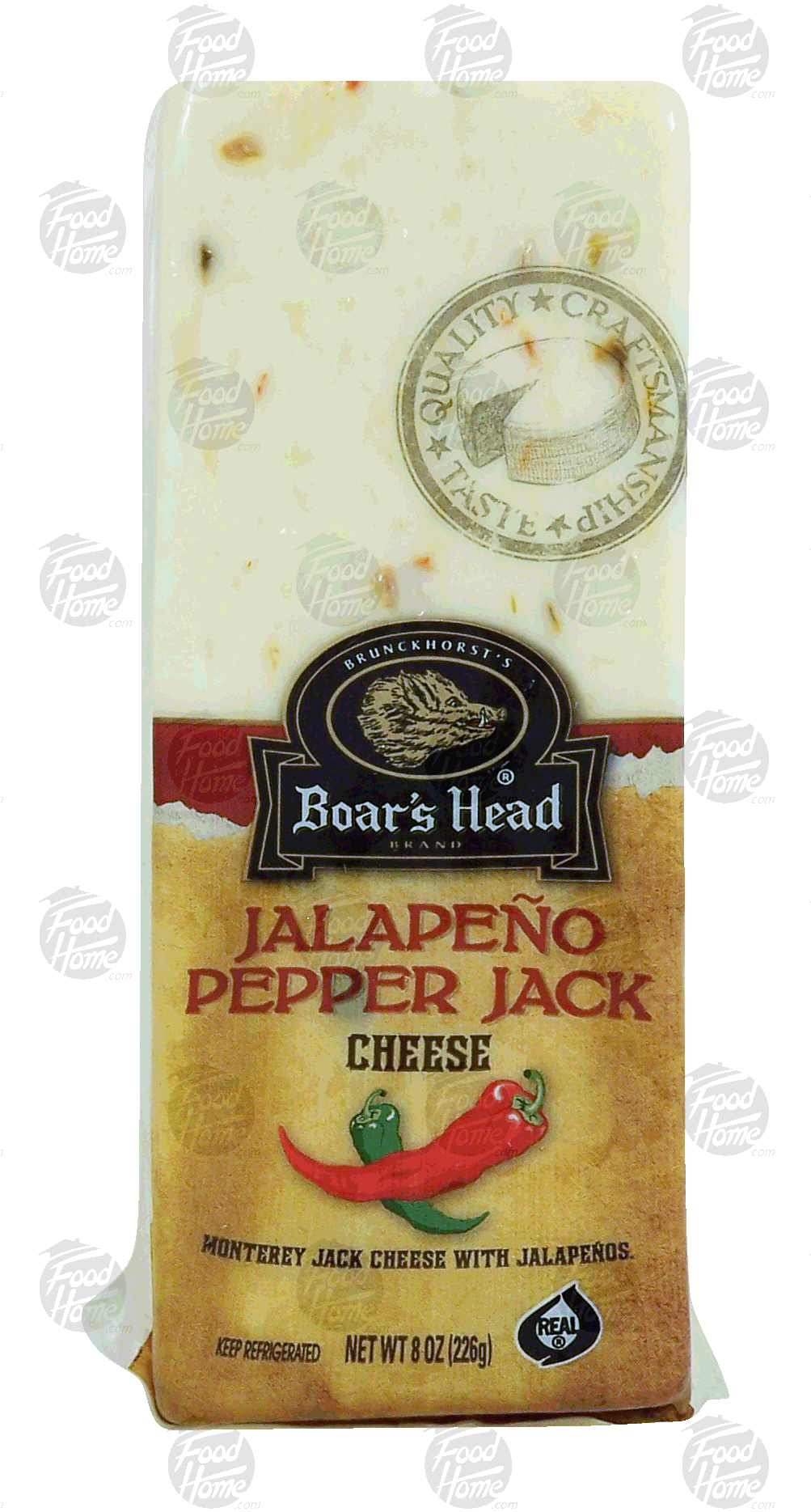 Boar's Head  jalapeno pepper jack cheese block Full-Size Picture